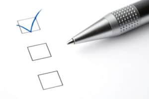 Checkboxes with Ball Pen